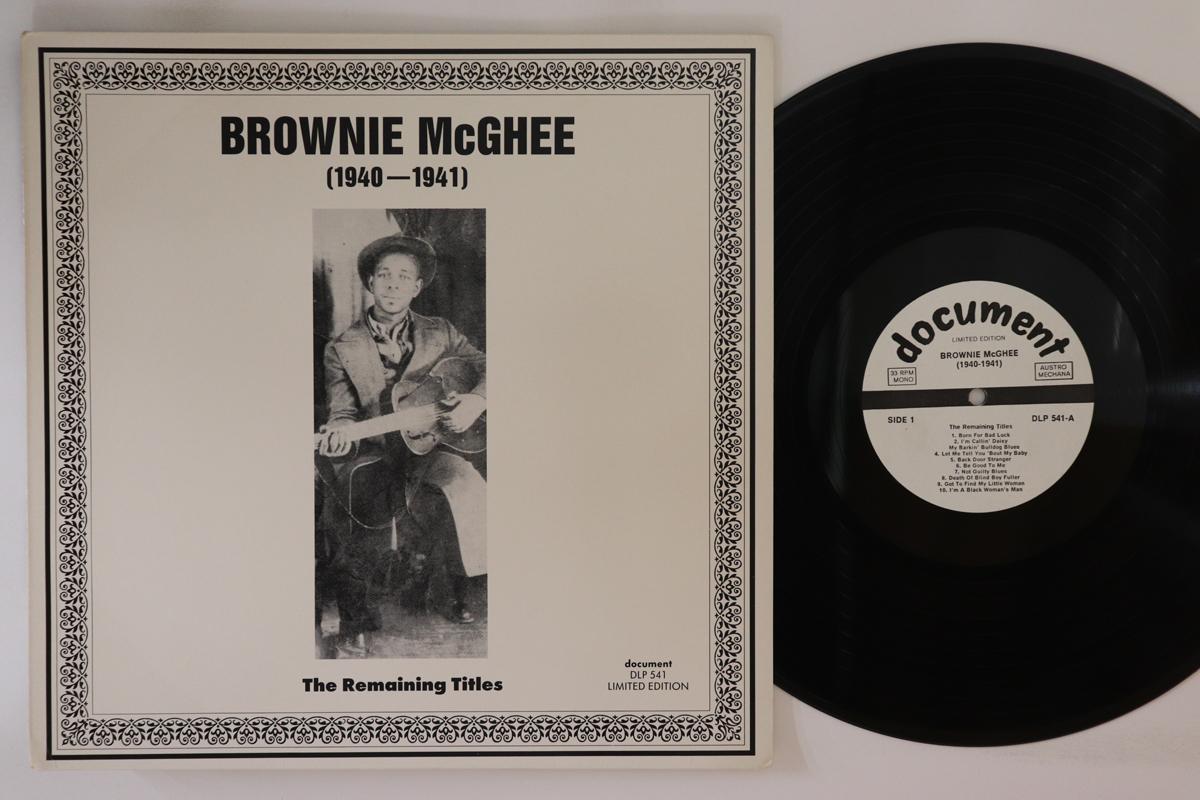 LP Record BROWNIE MCGHEE - 1940-1941: The Remaining Titles DLP541 DOCUMENT 1988 Austria Blues Used
LP Record BROWNIE MCGHEE - 1940-1941: The Remaining Titles DLP541 DOCUMENT 1988 Austria Blues Used