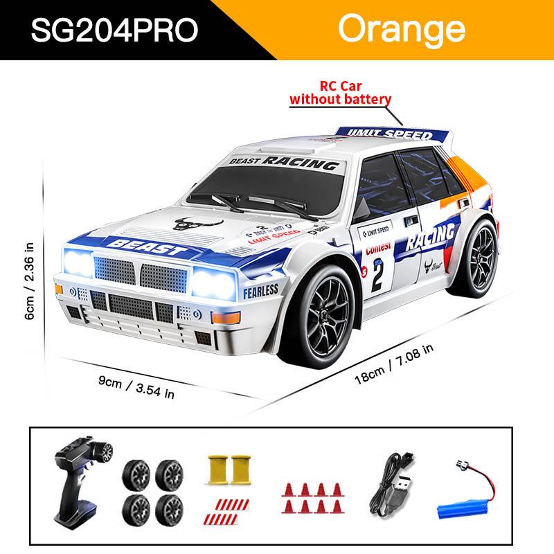 SG204 PRO 1/24 RC Car 2.4G High speed Drift 4WD Remote Control Car With Led Light Radio Controlled GTR Racing Model Boy Toy Gift
SG204 PRO 1/24 RC Car 2.4G High speed Drift 4WD Remote Control Car With Led Light Radio Controlled GTR Racing Model Boy Toy Gift