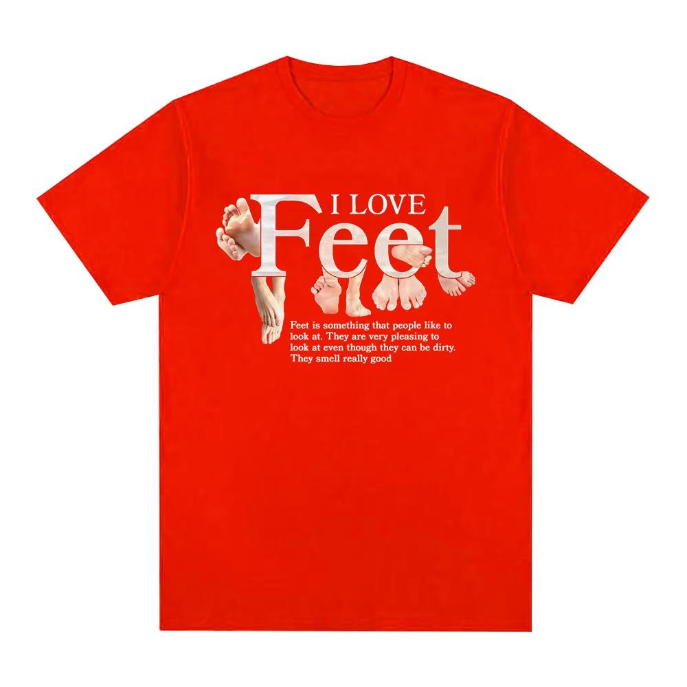 I Love Feet Funny Meme TShirt Men Women Clothing Humor Fashion T Shirts Soft Cotton ONeck Oversized Casual T Shirts Streetwear 4XL
I Love Feet Funny Meme TShirt Men Women Clothing Humor Fashion T Shirts Soft Cotton ONeck Oversized Casual T Shirts Streetwear 4XL