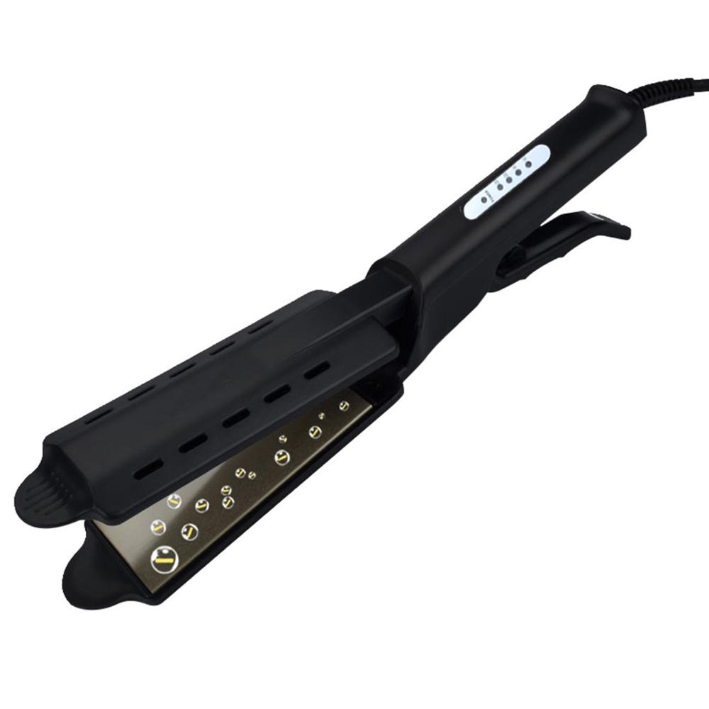 Hair Straightener PTC Heating 4 Temperature Grades Hair Irons Flat Dry/Wet Daul-use Hair Curler AU чорний
Hair Straightener PTC Heating 4 Temperature Grades Hair Irons Flat Dry/Wet Daul-use Hair Curler AU чорний