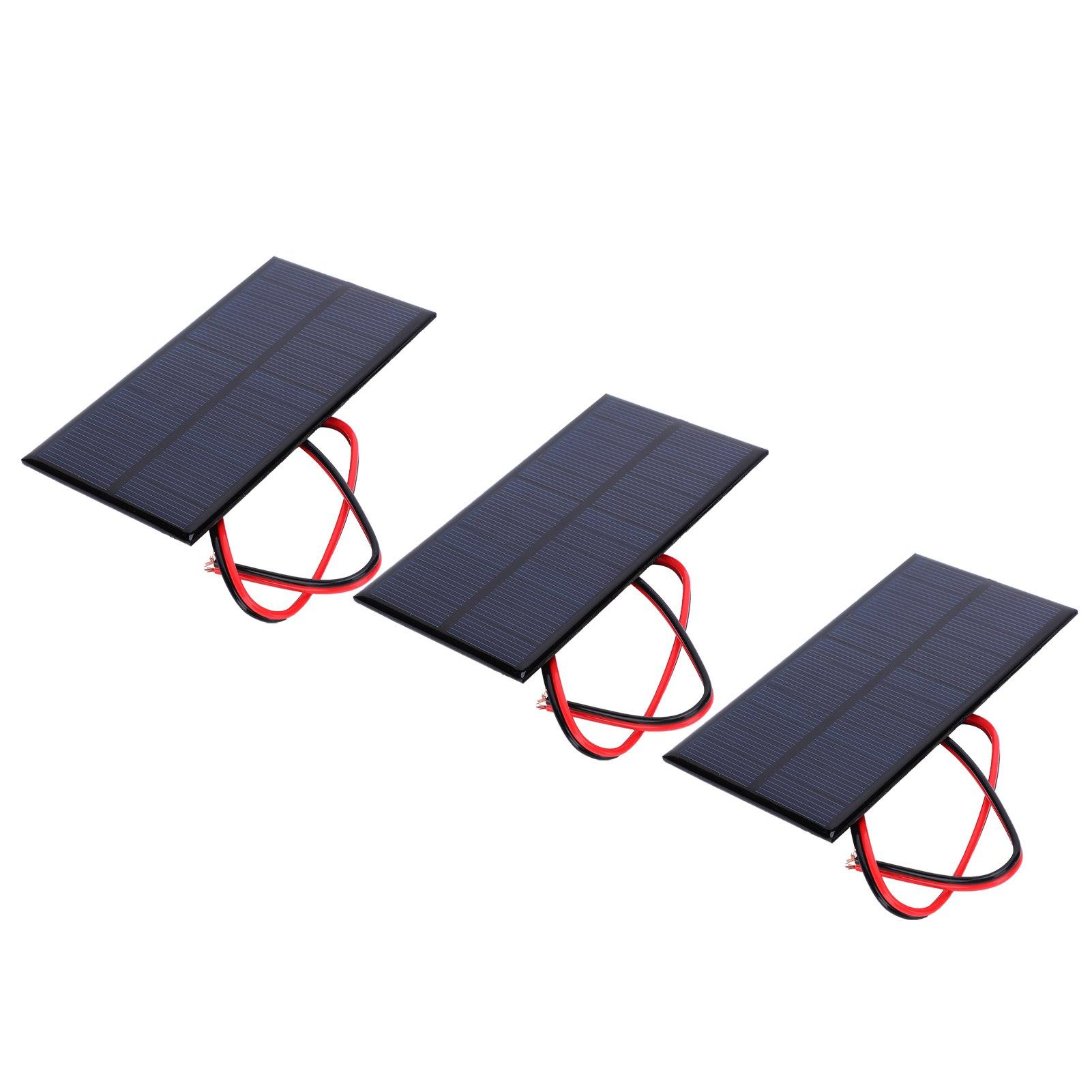 3pcs DC 6V 1W Solar Panel Cell Power Module Polycrystalline Silicon Solar Panel with 30cm Cable
3pcs DC 6V 1W Solar Panel Cell Power Module Polycrystalline Silicon Solar Panel with 30cm Cable