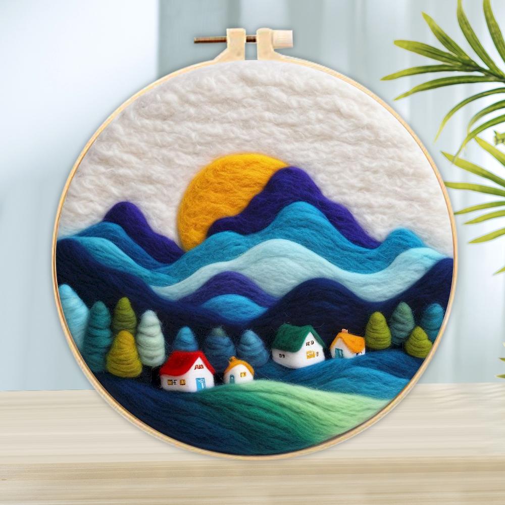 CHENISTORY Wool Felting Abstract Starter Kit Needle Felting Picture Wool Felting Painting Tool Kit Supplies For Unique Gift Deco
CHENISTORY Wool Felting Abstract Starter Kit Needle Felting Picture Wool Felting Painting Tool Kit Supplies For Unique Gift Deco