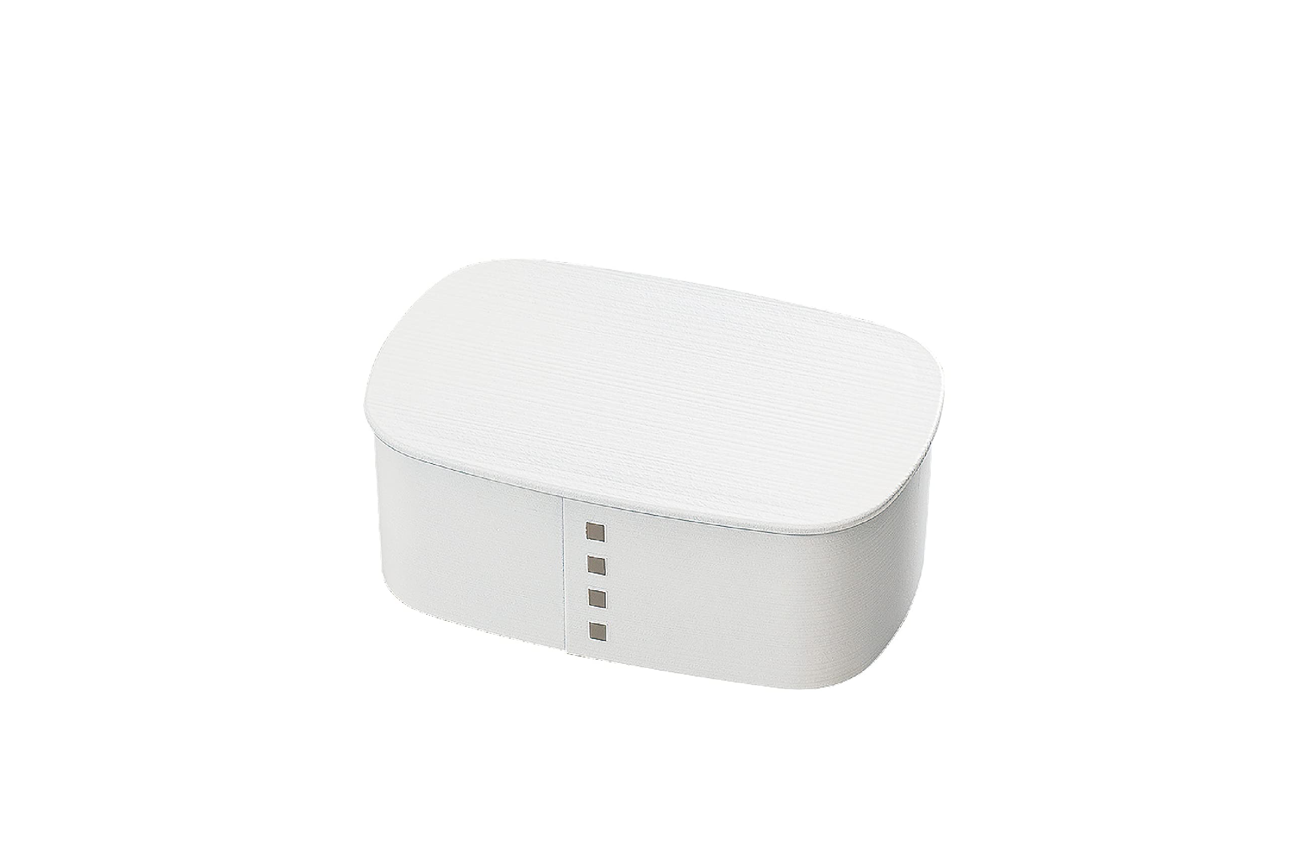 Tatsumiya HAKOYA Wappa Single-Tier Bento Box, 700ml, Matte White with Monotone Wappa Finish, Product Number 301786, Made in Japan
Tatsumiya HAKOYA Wappa Single-Tier Bento Box, 700ml, Matte White with Monotone Wappa Finish, Product Number 301786, Made in Japan