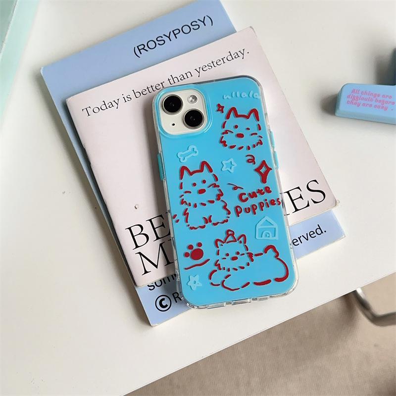 Blue Background Line Puppy Suitable For IPhone 15 Promax Creative Double-layer 14 Pro Phone Case 13 Fun 12 Women
Blue Background Line Puppy Suitable For IPhone 15 Promax Creative Double-layer 14 Pro Phone Case 13 Fun 12 Women