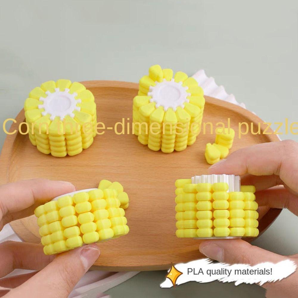 4pcs/set High Precision Corn Shaped Puzzle Mini Size Movable Structure Puzzle Collectible Items 4 levels of difficulty
4pcs/set High Precision Corn Shaped Puzzle Mini Size Movable Structure Puzzle Collectible Items 4 levels of difficulty