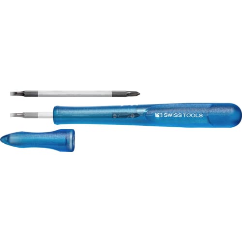 PB Swiss Tools 168-00BLUE Rainbow Interchangeable Precision Screwdriver, Blue
PB Swiss Tools 168-00BLUE Rainbow Interchangeable Precision Screwdriver, Blue