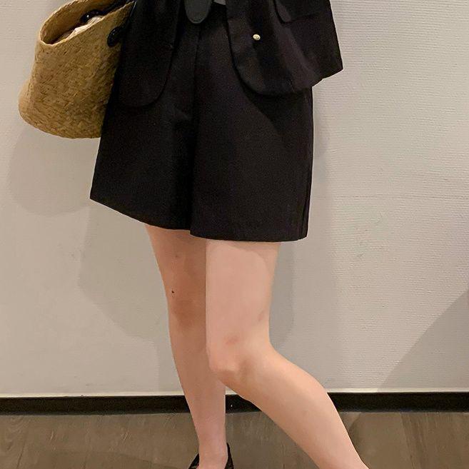 V-neck Puff Sleeve Blazer & Elastic Waist Shorts Set - 2026 Summer Fashion Two-Piece M (for up to 50 kg)
V-neck Puff Sleeve Blazer & Elastic Waist Shorts Set - 2026 Summer Fashion Two-Piece M (for up to 50 kg)