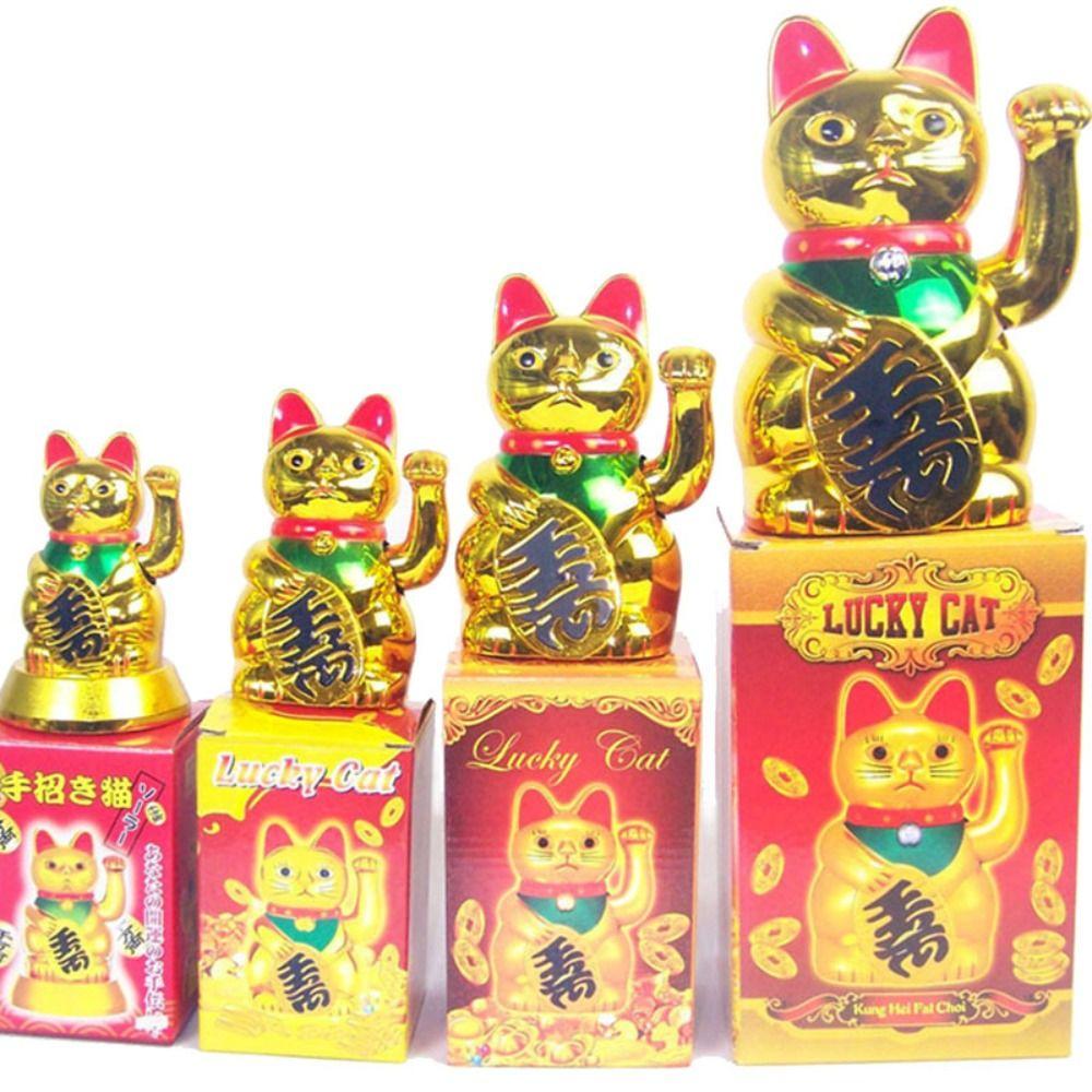 Gift High Quality Easy Use Lucky Cat Ornament Desktop Ornament Cat Sculpture Wealth Waving Cat S
Gift High Quality Easy Use Lucky Cat Ornament Desktop Ornament Cat Sculpture Wealth Waving Cat S