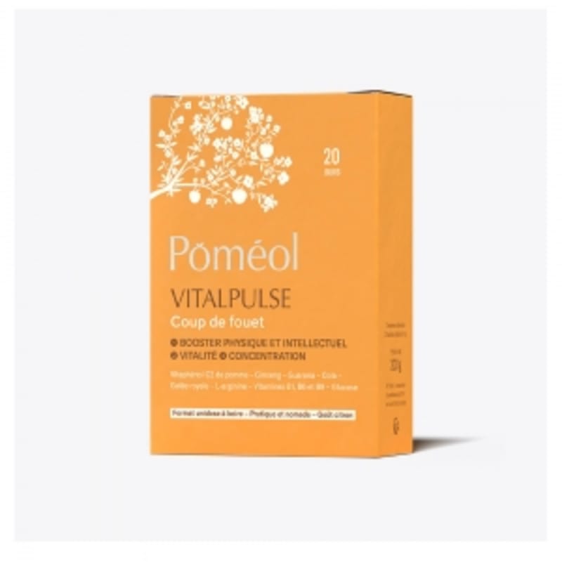 Pomeol VITALPULSE COUP DE FOUET Physical & Interactual 60 Tablets
Pomeol VITALPULSE COUP DE FOUET Physical & Interactual 60 Tablets