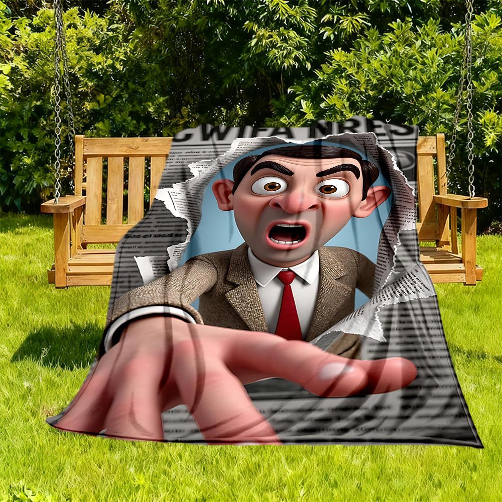 1pc Mr. Bean Outdoor Blanket Lightweight Flannel, Soft & Warm, All-Season Use for Sofa, Outdoor, Camping, Living Room, Office006 130x150cm
1pc Mr. Bean Outdoor Blanket Lightweight Flannel, Soft & Warm, All-Season Use for Sofa, Outdoor, Camping, Living Room, Office006 130x150cm