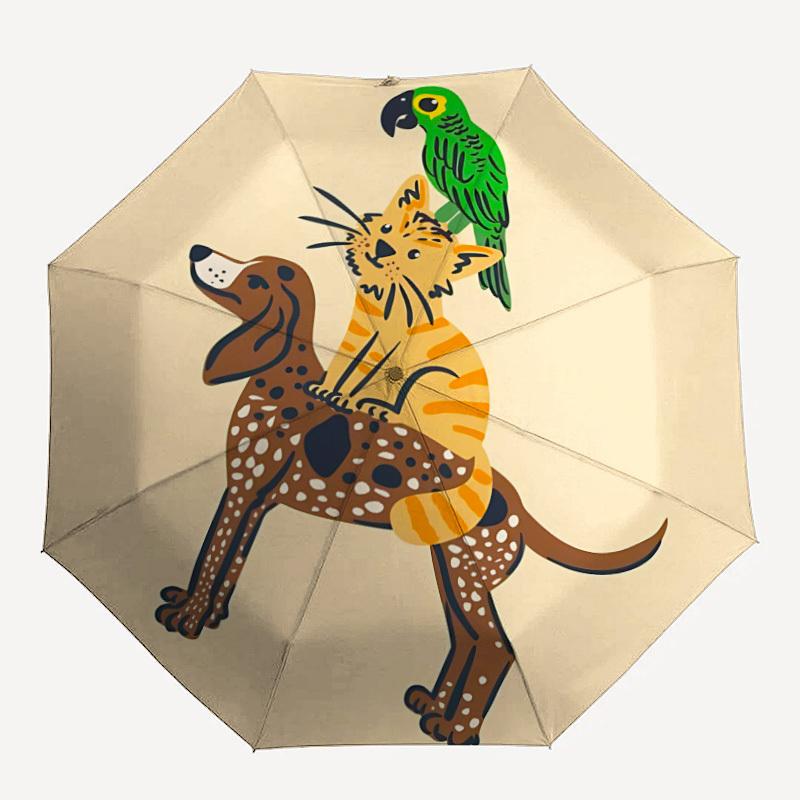 1pc Pet Animal Fashionable Automatic Opening/Closing Folding Umbrella with 8 Bones, Windproof Portable, Daily Use301
1pc Pet Animal Fashionable Automatic Opening/Closing Folding Umbrella with 8 Bones, Windproof Portable, Daily Use301