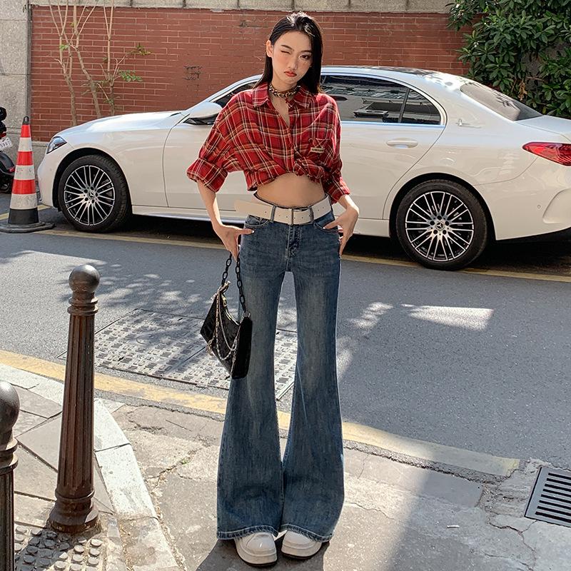 Women s American Micro-Flare Slimming High-Waist Stretch Jeans - Spring 2025 Retro Style Extra Large
Women s American Micro-Flare Slimming High-Waist Stretch Jeans - Spring 2025 Retro Style Extra Large