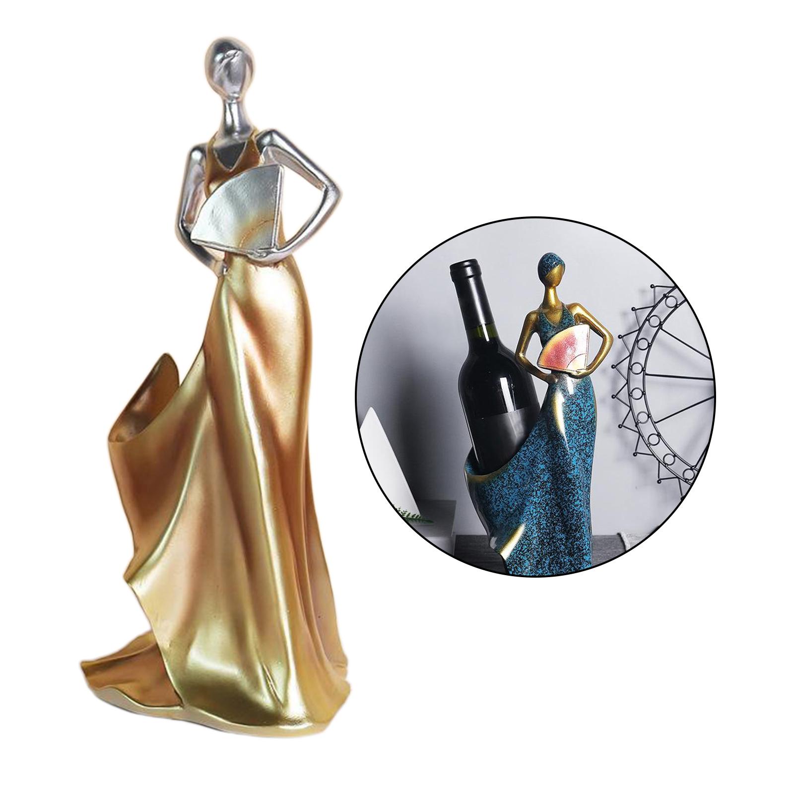 Сучасна краса Статуетка Тримачі для пляшок вина Стелаж для зберігання Настільні статуетки Статуетки Скульптури Декоративні прикраси для дому Ремесла зі смоли золотий
Сучасна краса Статуетка Тримачі для пляшок вина Стелаж для зберігання Настільні статуетки Статуетки Скульптури Декоративні прикраси для дому Ремесла зі смоли золотий