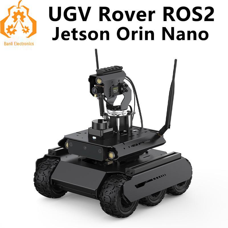 Jetson Orin Nano Six-Wheel UGV Rover: AI-Powered ROS2 Open Source Gimbal Robot Car
Jetson Orin Nano Six-Wheel UGV Rover: AI-Powered ROS2 Open Source Gimbal Robot Car