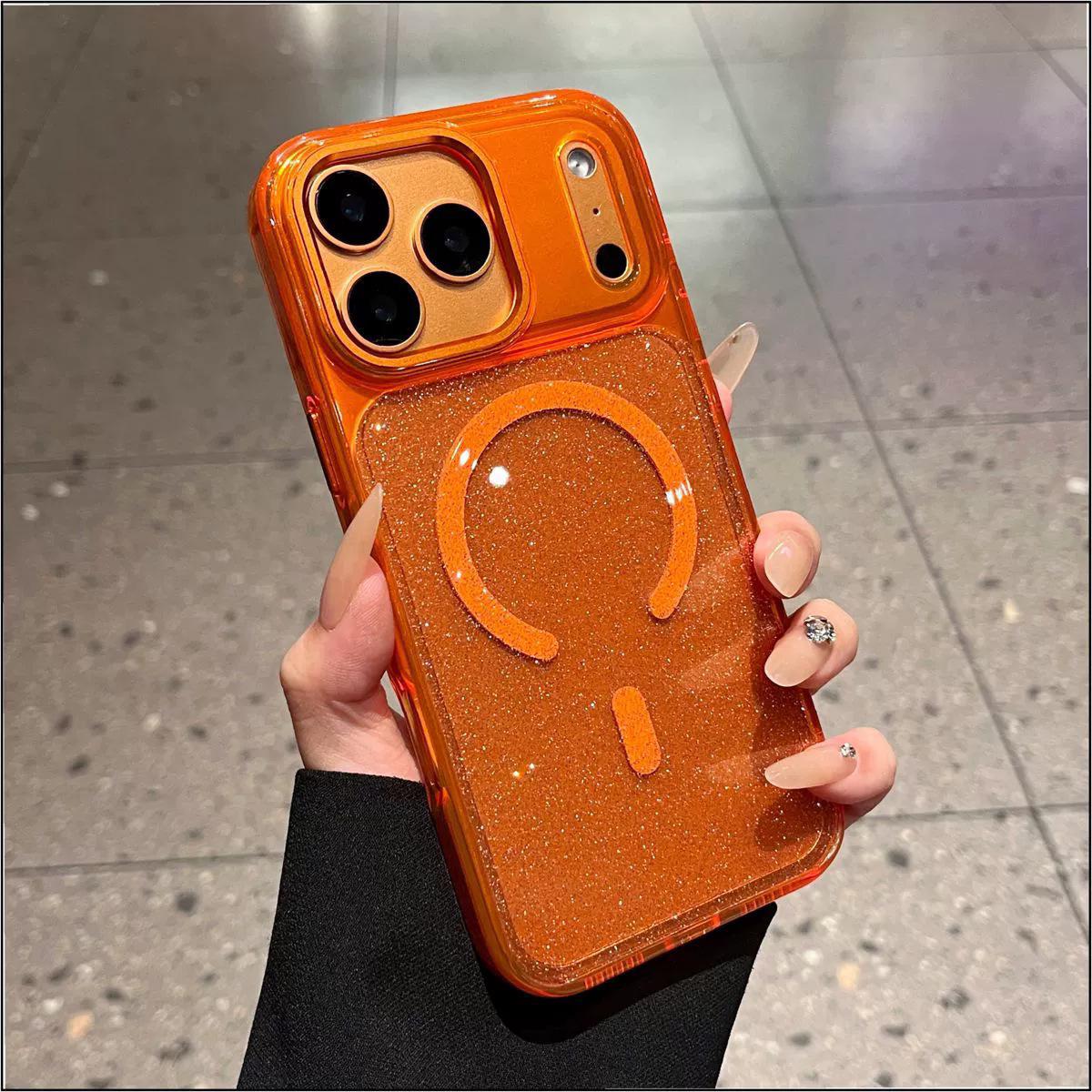 iPhone 17 Pro Transparent Glitter Acrylic Metal Magnetic Case 12 оранжевый
iPhone 17 Pro Transparent Glitter Acrylic Metal Magnetic Case 12 оранжевый