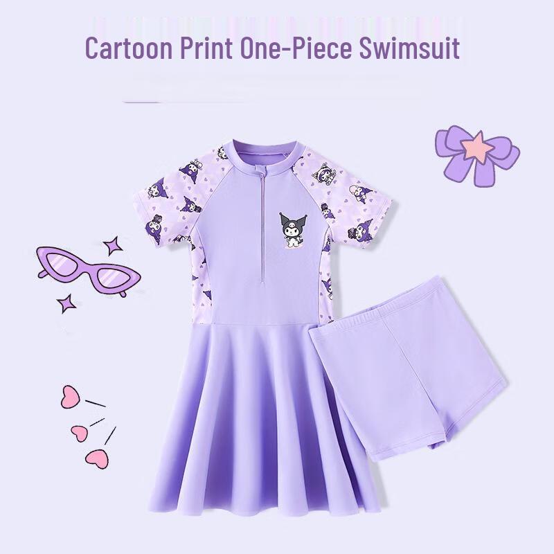Girls Cartoon Print Skirted One-Piece Swimsuit L (Height 105cm)
Girls Cartoon Print Skirted One-Piece Swimsuit L (Height 105cm)