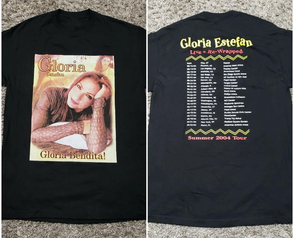 2004 Gloria Estefan Tour Live Heavy Cotton Black All Size T Shirt For Men Unisex T-Shirt XXL
2004 Gloria Estefan Tour Live Heavy Cotton Black All Size T Shirt For Men Unisex T-Shirt XXL