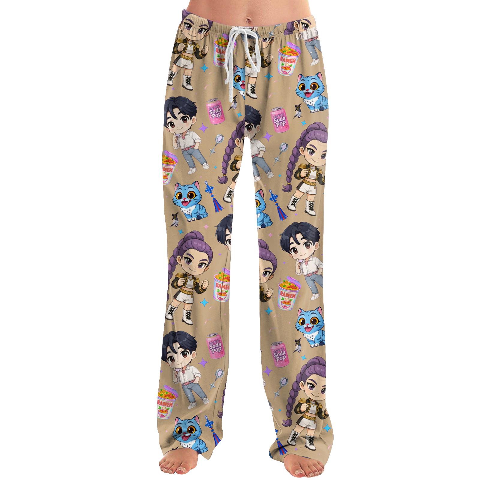 Женские пижамные штаны, одежда для сна, повседневные брюки с эластичной резинкой на талии, удобные прямые свободные брюки для йоги L
Женские пижамные штаны, одежда для сна, повседневные брюки с эластичной резинкой на талии, удобные прямые свободные брюки для йоги L