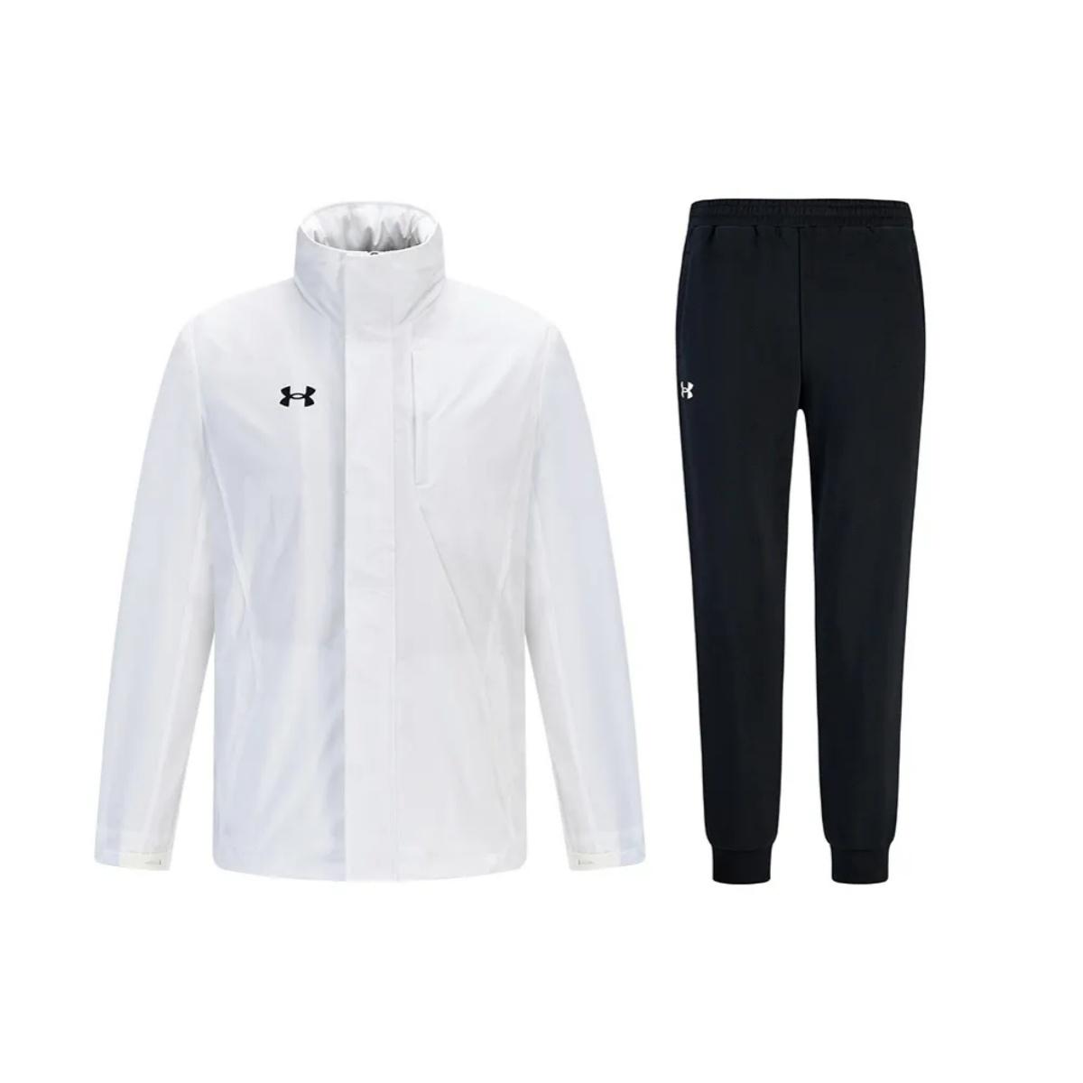 Under Armour Logo Training Woven Long Sleeve Knit Jogger Pants Casual Sports Set Men sets 21600409-100+21600701-001 L
Under Armour Logo Training Woven Long Sleeve Knit Jogger Pants Casual Sports Set Men sets 21600409-100+21600701-001 L