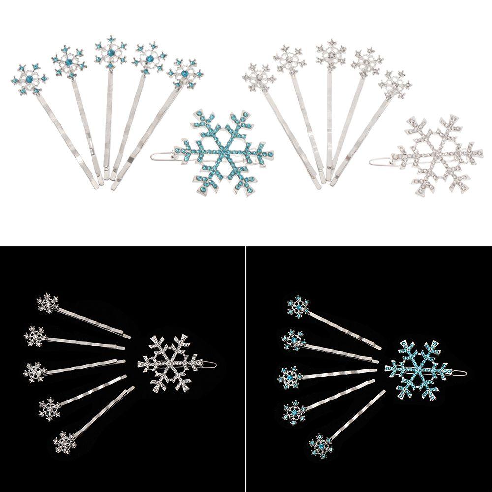Girls Shiny Christmas Hair Clips Crystal Snowflake Hairpins Hair Accessories Rhinestone Barrette синій
Girls Shiny Christmas Hair Clips Crystal Snowflake Hairpins Hair Accessories Rhinestone Barrette синій