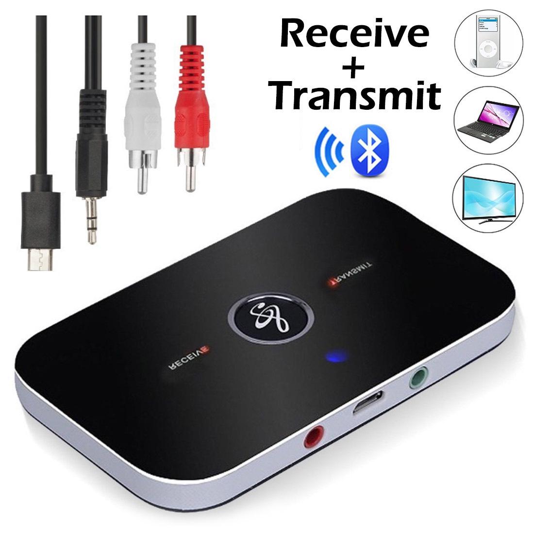 Bluetooth 5.0 Audio Adapter for TV, Computer, and Mobile - Wireless Receiver & Transmitter B6 
Bluetooth 5.0 Audio Adapter for TV, Computer, and Mobile - Wireless Receiver & Transmitter B6