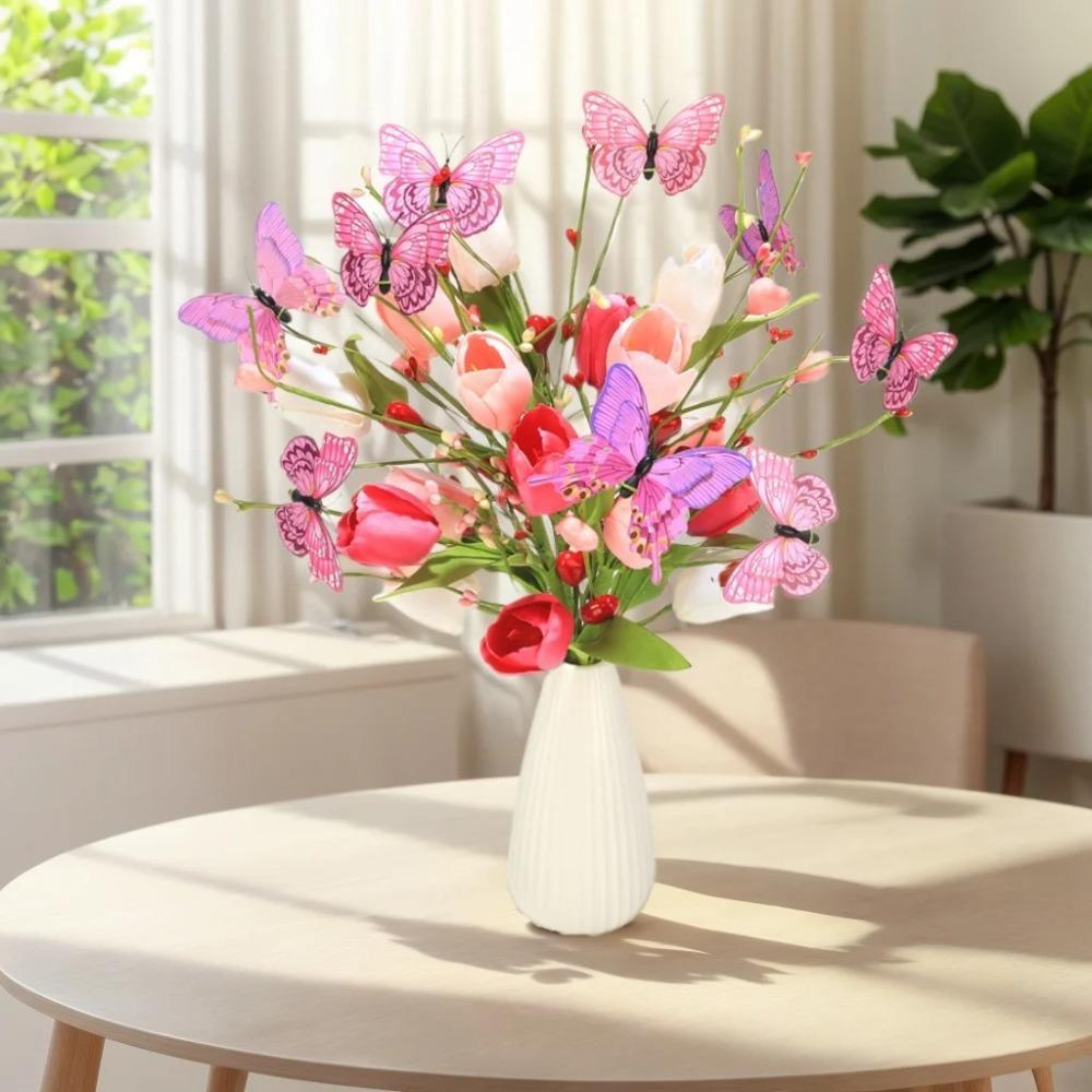 Romantic Valentine s Day Heart Tulip Stem Festival Faux Tulip Picks Happy Valentine s Day Decor 45cm
Romantic Valentine s Day Heart Tulip Stem Festival Faux Tulip Picks Happy Valentine s Day Decor 45cm