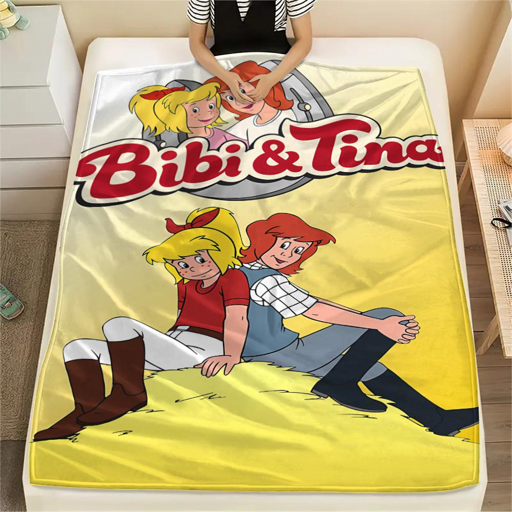 1PC Bibi and Tina Print Flannel Blanket, High quality All Seasons, Home Decor, Warmth and Comfort, Perfect for Christmas Gifts 80cm x 120cm
1PC Bibi and Tina Print Flannel Blanket, High quality All Seasons, Home Decor, Warmth and Comfort, Perfect for Christmas Gifts 80cm x 120cm