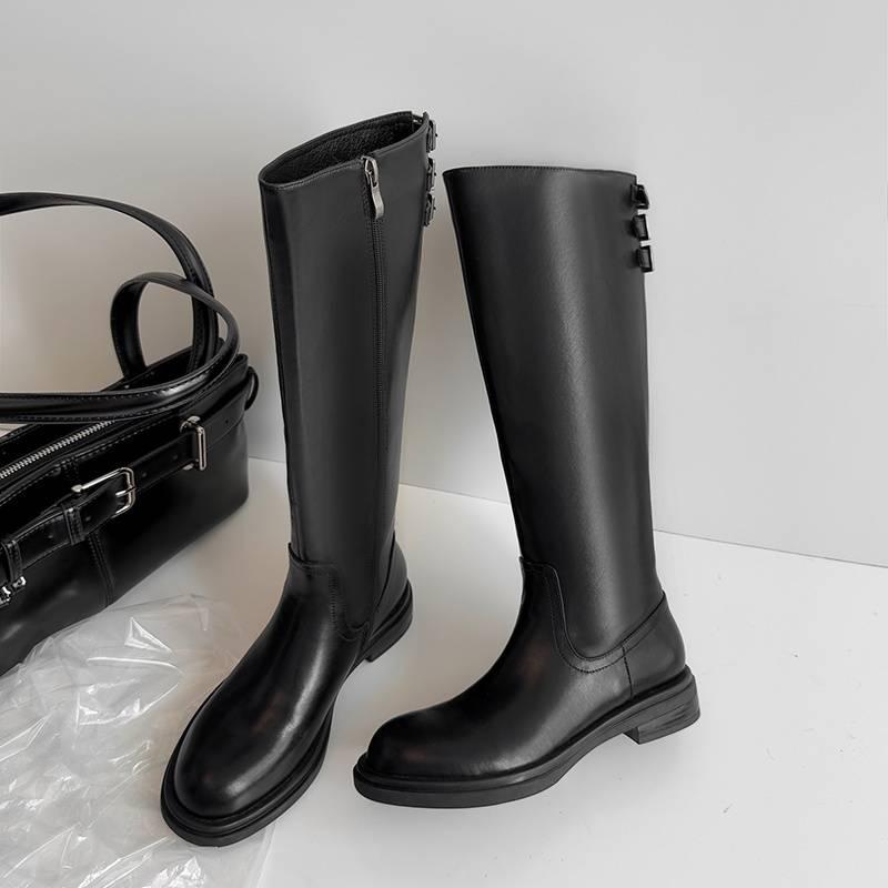 Универсальные женские ботинки на среднем каблуке большого размера, кожаные ботинки-рыцари, удобные ботинки на толстой подошве из коровьей кожи, высокие ботинки, осень и зима, круглый носок, кожа 40 чёрный
Универсальные женские ботинки на среднем каблуке большого размера, кожаные ботинки-рыцари, удобные ботинки на толстой подошве из коровьей кожи, высокие ботинки, осень и зима, круглый носок, кожа 40 чёрный