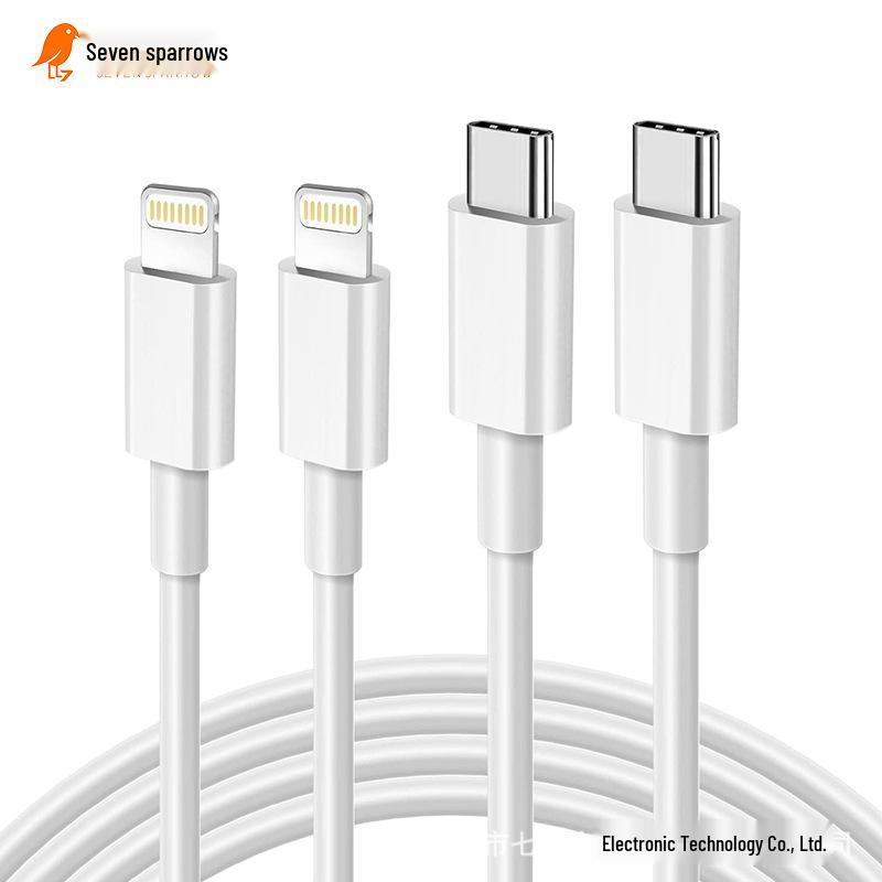 Seven Sparrows 1м Кабель для швидкої зарядки Apple PD27W (TPE) для iPhone 13/14 1m Apple PD Data Cable білий
Seven Sparrows 1м Кабель для швидкої зарядки Apple PD27W (TPE) для iPhone 13/14 1m Apple PD Data Cable білий