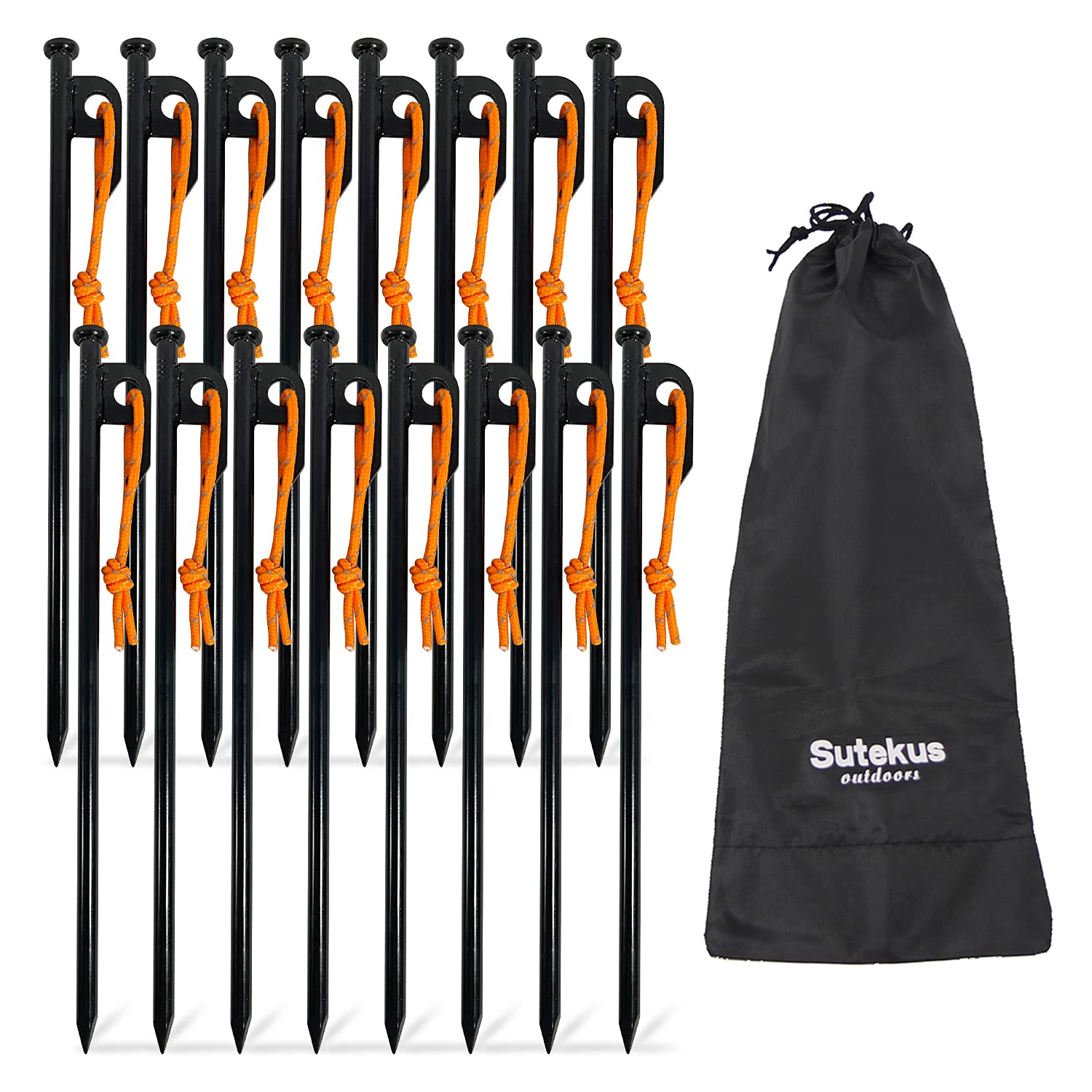 Сумка для хранения походного снаряжения Sutekus Tarp Tent Peg Stake 30 см, в комплекте 16 шт. (Установить строки)
Сумка для хранения походного снаряжения Sutekus Tarp Tent Peg Stake 30 см, в комплекте 16 шт. (Установить строки)