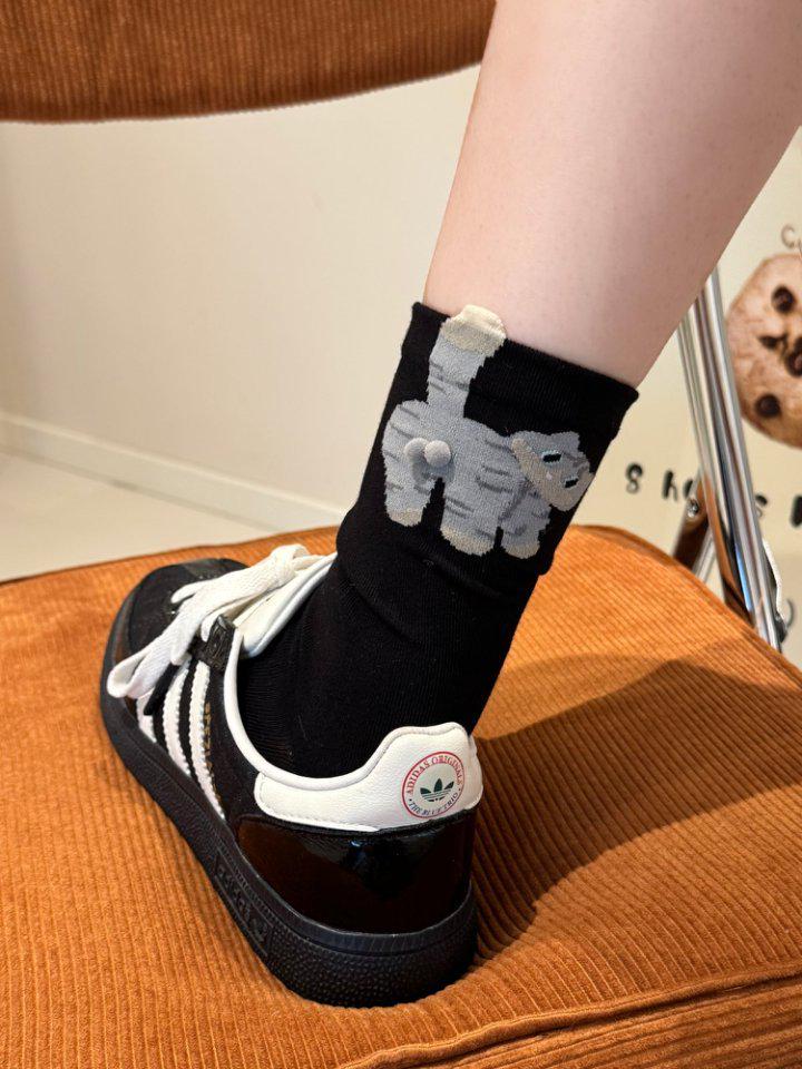 Женские летние мультяшные носки с котиками и бубенчиками - японский стиль, средней длины One Size
Женские летние мультяшные носки с котиками и бубенчиками - японский стиль, средней длины One Size