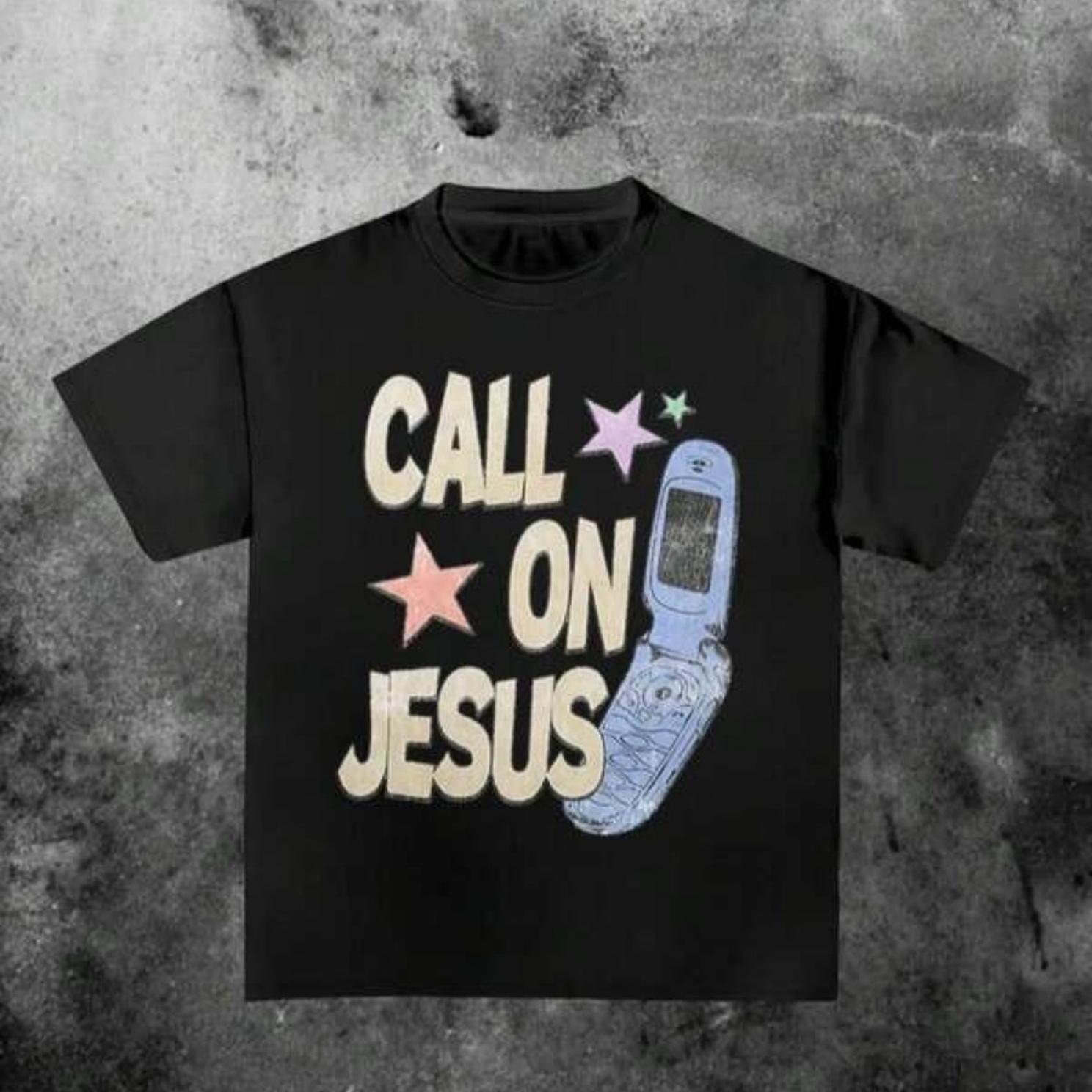 Men S Short Sleeve T-Shirt Graphic Printed with Call on Jesus with Flip Phone and Stars Pure Cotton 5XL різнокольоровий
Men S Short Sleeve T-Shirt Graphic Printed with Call on Jesus with Flip Phone and Stars Pure Cotton 5XL різнокольоровий