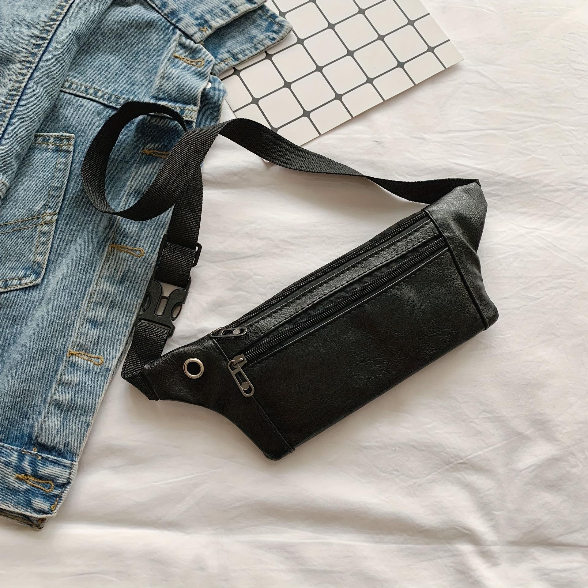 1 шт. Мужская поясная и нагрудная сумка из ПУ кожи – Повседневный стиль, Многофункциональная водонепроницаемая большая вместимость, Сумка для хранения мобильного телефона чёрный
1 шт. Мужская поясная и нагрудная сумка из ПУ кожи – Повседневный стиль, Многофункциональная водонепроницаемая большая вместимость, Сумка для хранения мобильного телефона чёрный