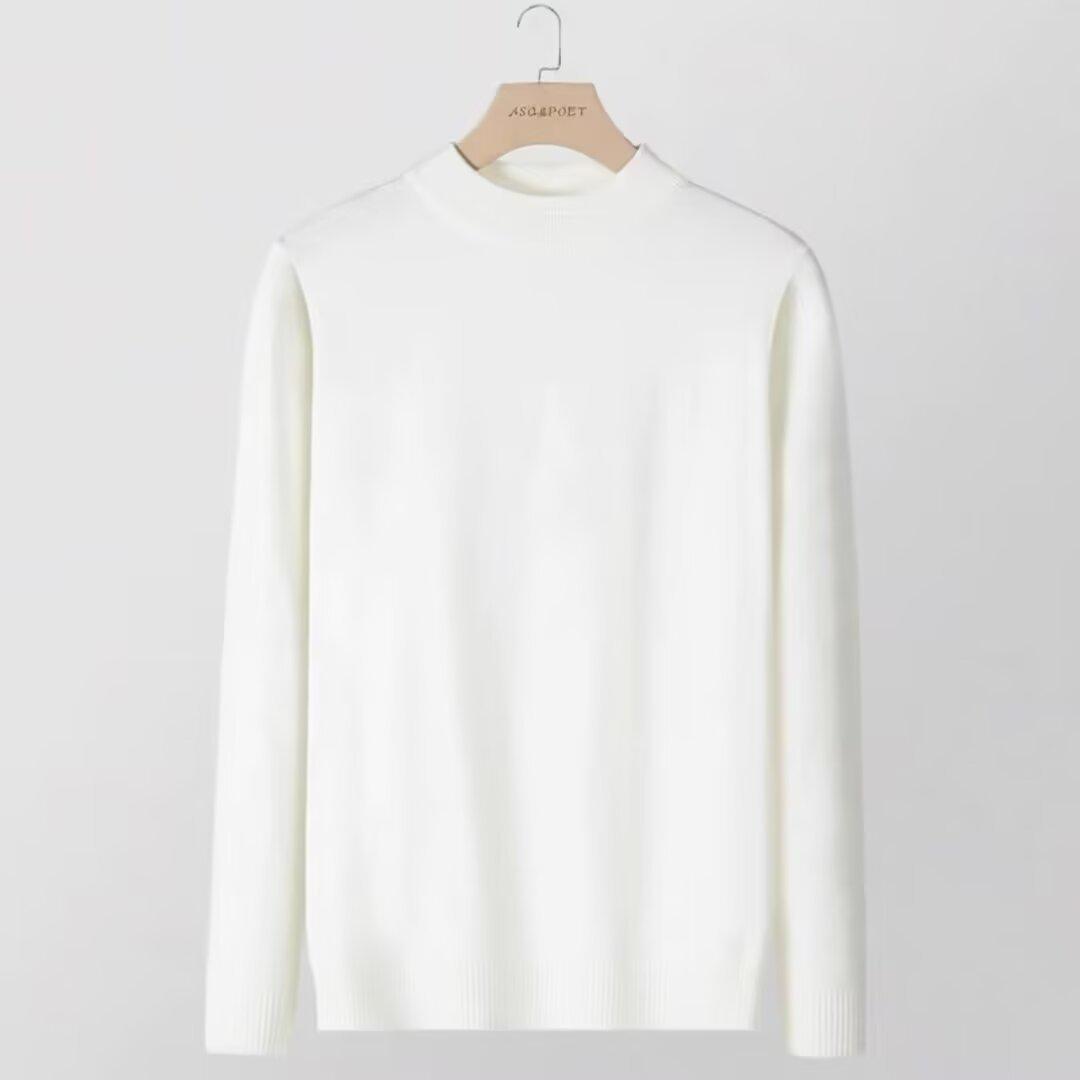 Men s Solid Color Wool Knit Sweater - Half-High Neck, Warm, Trendy Autumn/Winter Base Layer M
Men s Solid Color Wool Knit Sweater - Half-High Neck, Warm, Trendy Autumn/Winter Base Layer M