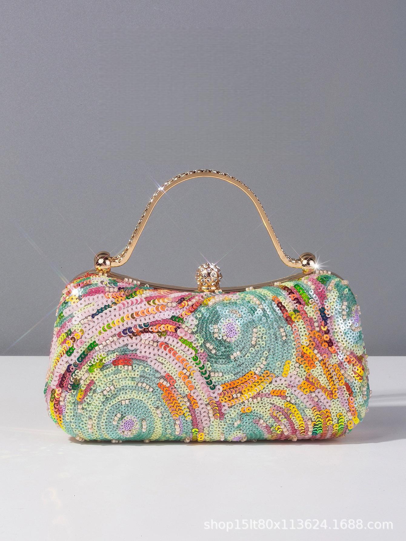 Fashion Trend Flower Pattern with Diamond Square Bag Ladies Party Dinner Handbag (Random Pattern)
Fashion Trend Flower Pattern with Diamond Square Bag Ladies Party Dinner Handbag (Random Pattern)