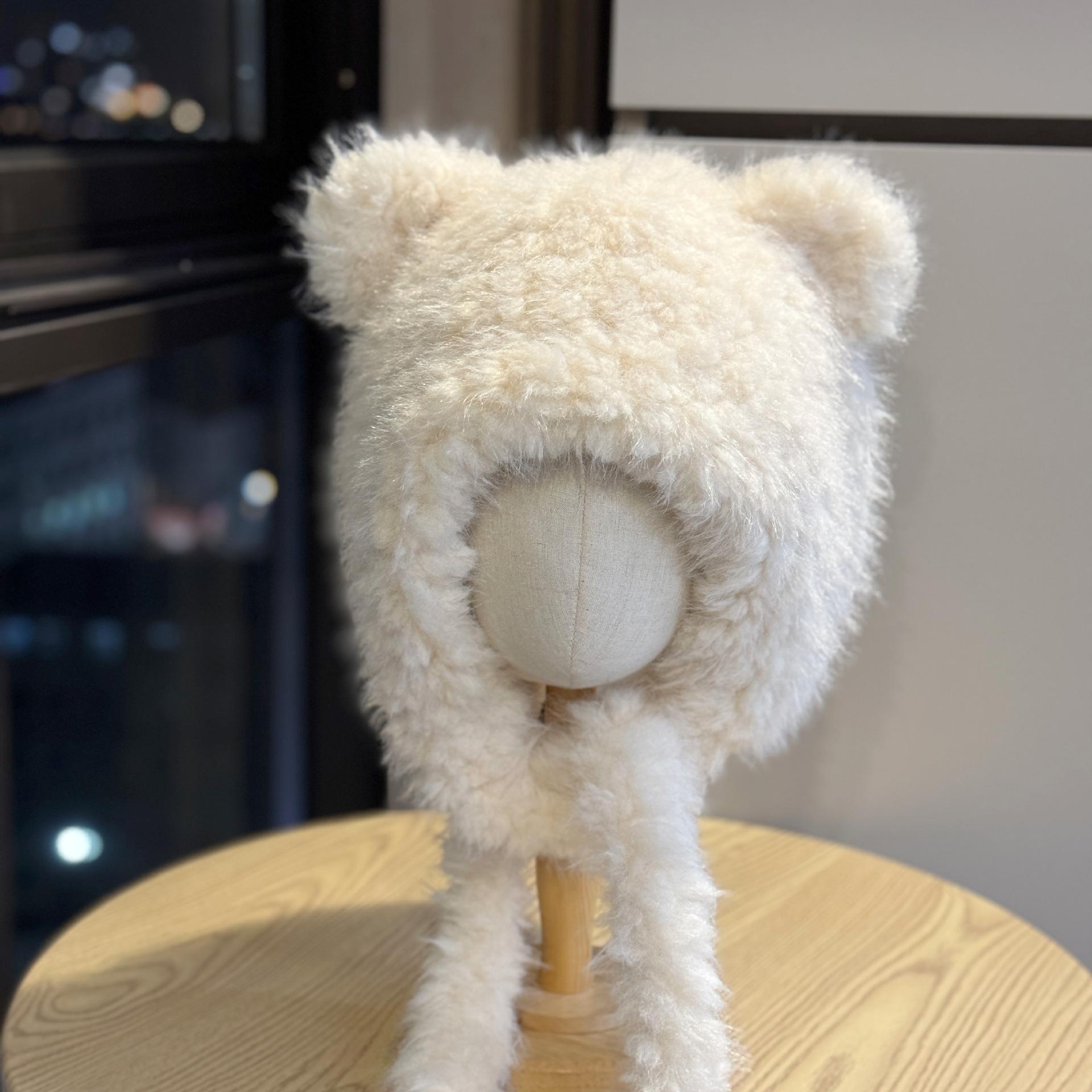 New cute bear ear plush hat for women, winter face-slimming plush warm hat, Lei Feng hat Adult54-60Average Size бежевый
New cute bear ear plush hat for women, winter face-slimming plush warm hat, Lei Feng hat Adult54-60Average Size бежевый