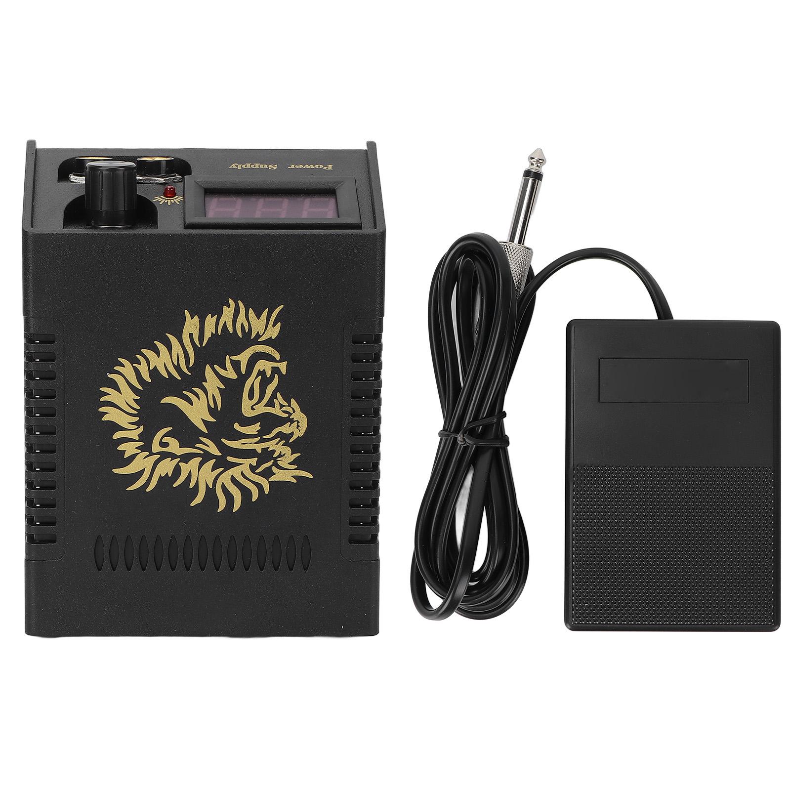 Tattoo Machine Power Supply Tattoo Foot Pedal LED Display Complete Tattoo Starter Kit US Plug
Tattoo Machine Power Supply Tattoo Foot Pedal LED Display Complete Tattoo Starter Kit US Plug