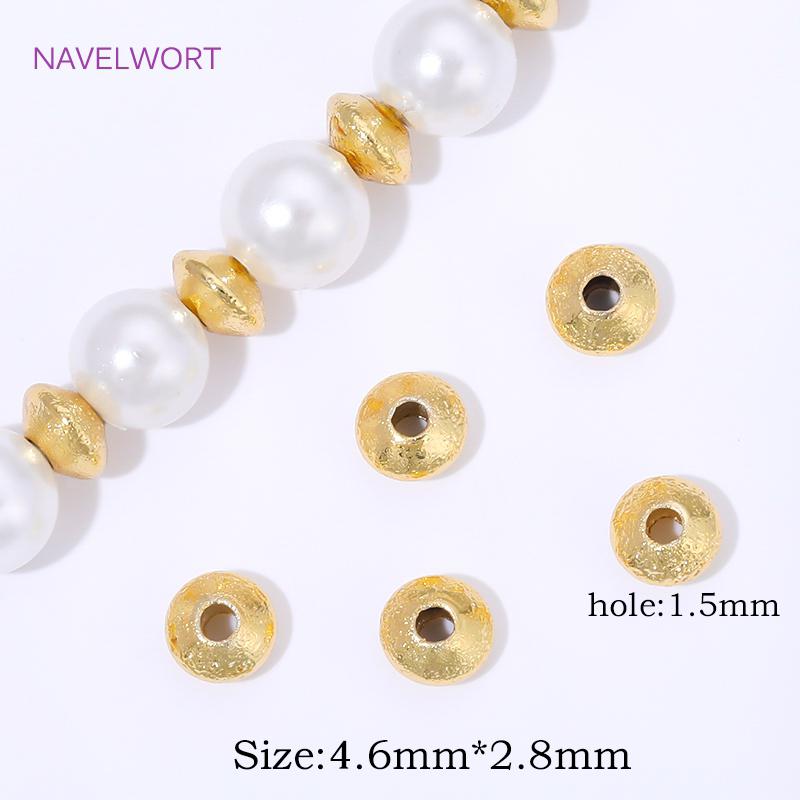 18K Gold Plated Brass Frosted Spacer Beads,Separator For Beads,Loose Beads For Bracelet Making Supplies,DIY Beading Accessories 50 Pieces
18K Gold Plated Brass Frosted Spacer Beads,Separator For Beads,Loose Beads For Bracelet Making Supplies,DIY Beading Accessories 50 Pieces