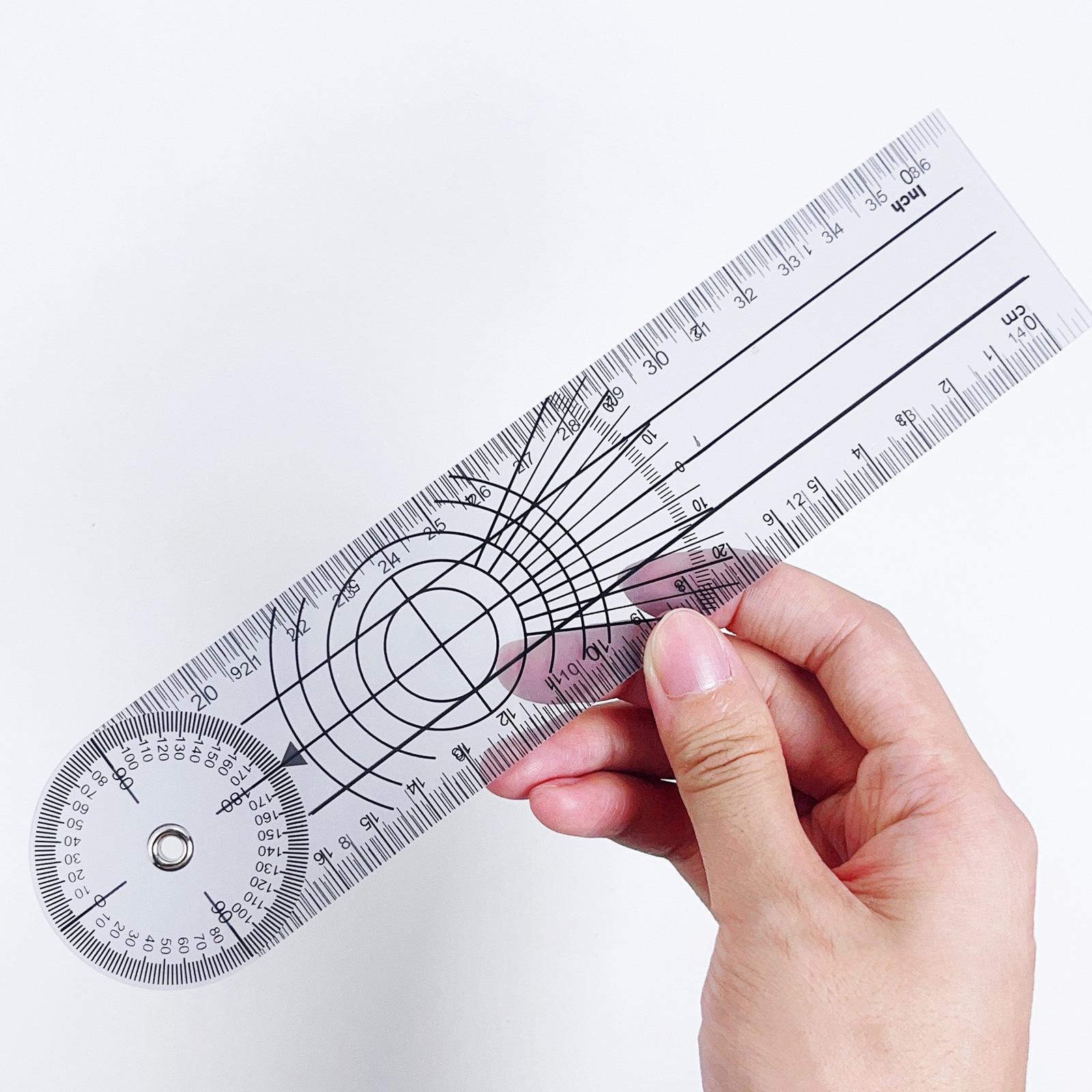 Pack of 2 360 Degree Protractor Plastic with Large Clear Scale Markings for Easy Reading in Lower Light Environment 1
Pack of 2 360 Degree Protractor Plastic with Large Clear Scale Markings for Easy Reading in Lower Light Environment 1