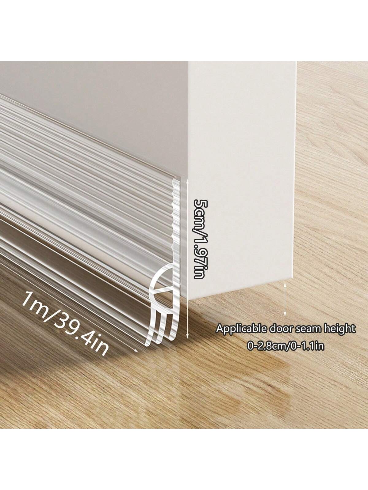 1m TPE Anti-Dust & Noise Reduction Door Bottom Seal, Triple Seal Design, Non-Slip Grooves, Windproof & Soundproof Door Draft
1m TPE Anti-Dust & Noise Reduction Door Bottom Seal, Triple Seal Design, Non-Slip Grooves, Windproof & Soundproof Door Draft