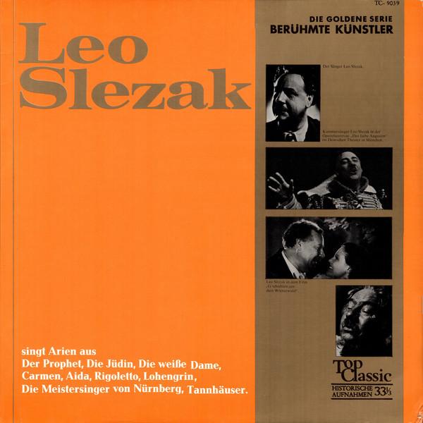 LP Record LEO SLEZAK Leo Slezak Singt Arien TC9039 Top Classic 1969 Germany Classical Used
LP Record LEO SLEZAK Leo Slezak Singt Arien TC9039 Top Classic 1969 Germany Classical Used