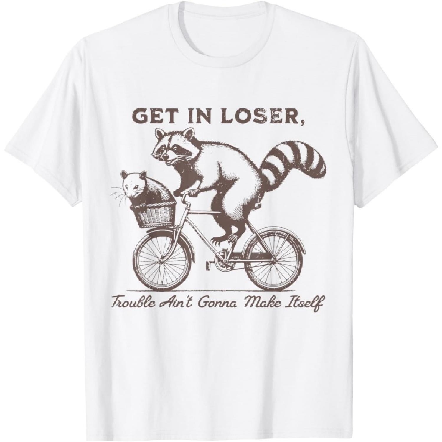 CaDoes Get in Loser Trouble Aint Gonna Make Itself Raccoon Bike T-Shirt XXXXXL білий
CaDoes Get in Loser Trouble Aint Gonna Make Itself Raccoon Bike T-Shirt XXXXXL білий