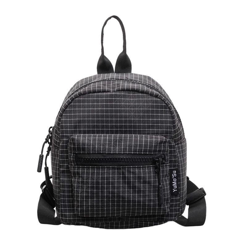 Solid Color Plaid Backpack for Women2026New casual versatile lightweight mini backpack for women чорний
Solid Color Plaid Backpack for Women2026New casual versatile lightweight mini backpack for women чорний