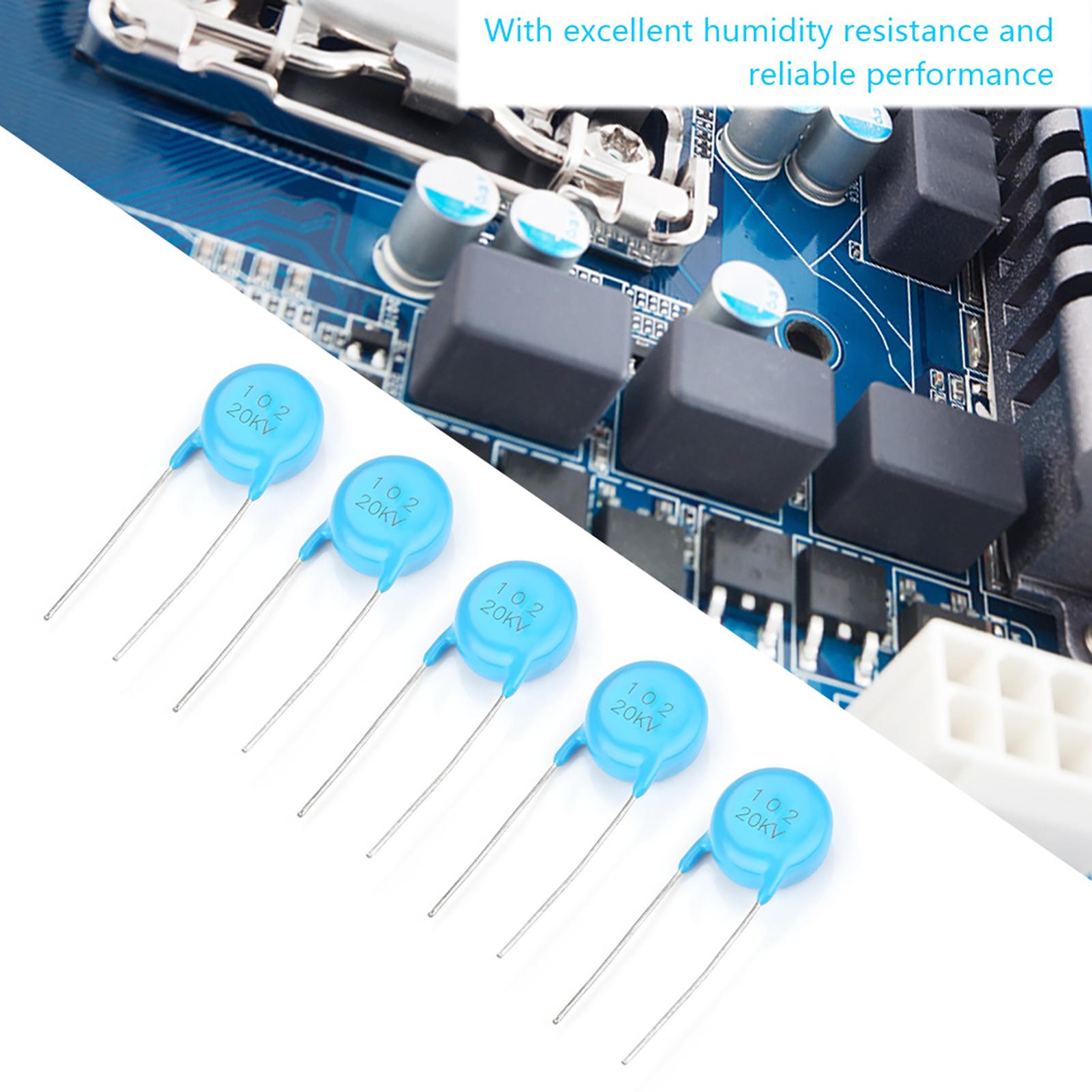 5pcs 20KV 1000PF High Voltage Ceramic Disc Capacitors HV Set
5pcs 20KV 1000PF High Voltage Ceramic Disc Capacitors HV Set