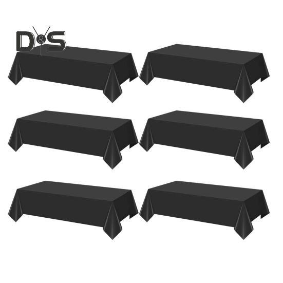 6шт пластикова скатертина одноразова водонепроникна скатертина прямокутна кришка столу для вечірок пікніків кемпінгу подій весілля чорний
6шт пластикова скатертина одноразова водонепроникна скатертина прямокутна кришка столу для вечірок пікніків кемпінгу подій весілля чорний