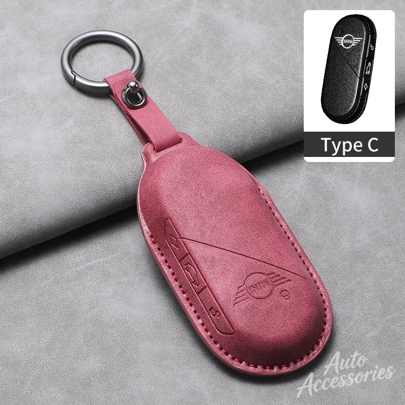 Suede Car Smart Remote Key Case Cover Shell Protection Auto Styling Accessories For BMW Mini Countryman Cooper One 2023 2024
Suede Car Smart Remote Key Case Cover Shell Protection Auto Styling Accessories For BMW Mini Countryman Cooper One 2023 2024