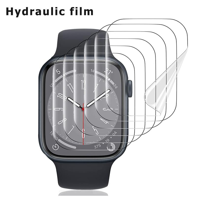Захисна плівка для екрана Apple Watch Ultra 8 7 6 SE 5 4 3 45MM 41MM 40MM 44MM Прозора повна захисна не скляна iWatch 38MM 42MM 1pcs
Захисна плівка для екрана Apple Watch Ultra 8 7 6 SE 5 4 3 45MM 41MM 40MM 44MM Прозора повна захисна не скляна iWatch 38MM 42MM 1pcs