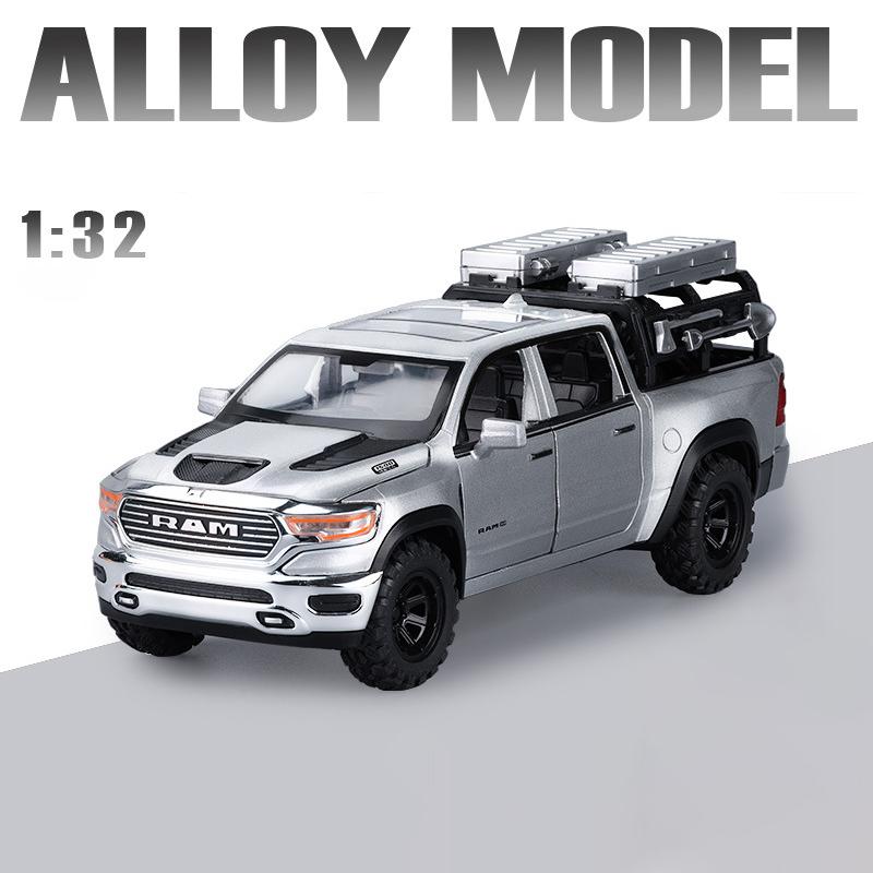 1:32 Dodge RAM 1500 Pickup Alloy Car Model Sound and Light Pull Back Car Model Collectibles Birthday Gift серебряный
1:32 Dodge RAM 1500 Pickup Alloy Car Model Sound and Light Pull Back Car Model Collectibles Birthday Gift серебряный