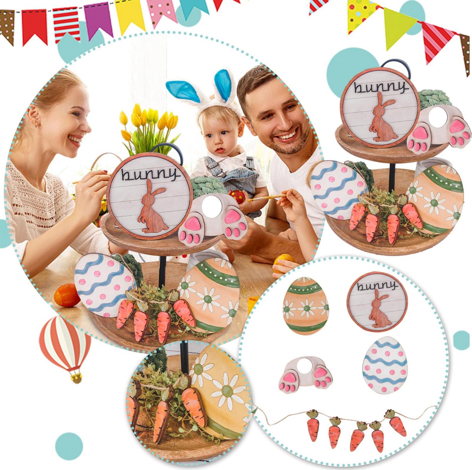 Pack Of 9 Easter Tiered Tray Decorations Mini Wooden Signs Easter Tiered Tray Decorations Home Decor
Pack Of 9 Easter Tiered Tray Decorations Mini Wooden Signs Easter Tiered Tray Decorations Home Decor