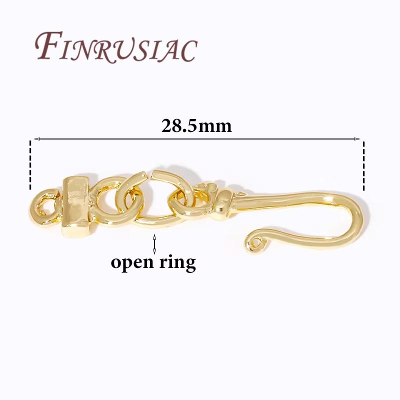18K Gold Plated Connectors For Bracelets,Brass End Hooks Connector Clasp For Jewelry Making DIY Necklace Accessories 2 Pieces
18K Gold Plated Connectors For Bracelets,Brass End Hooks Connector Clasp For Jewelry Making DIY Necklace Accessories 2 Pieces